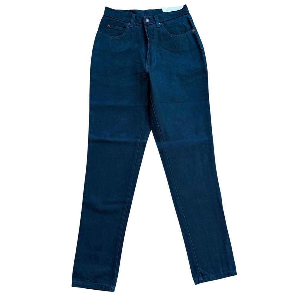 Jordache Basics Original Jeans Womens 6 Vintage High Rise Tapered Teal Green NEW - Picture 2 of 9